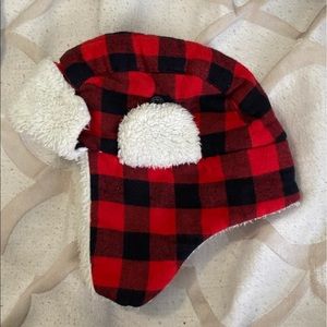 Carter’s fleece plaid winter hat beanie